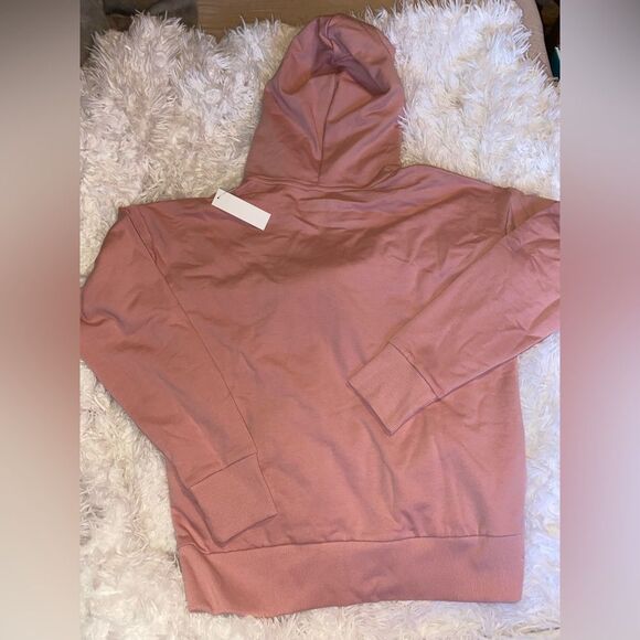 *NWT* Time and Tru Small (4-6) Juniors Dusty Rose Zip Hoodie - Picture 3 of 5